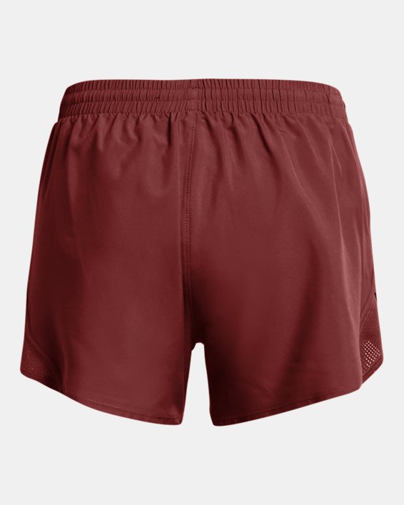 Women's UA Fly-By 3" Shorts in Red image number 5